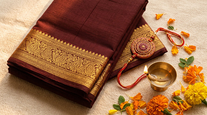 Rakhi Gift for Sister: Why a Handloom Saree Says What a Gift Card Can't