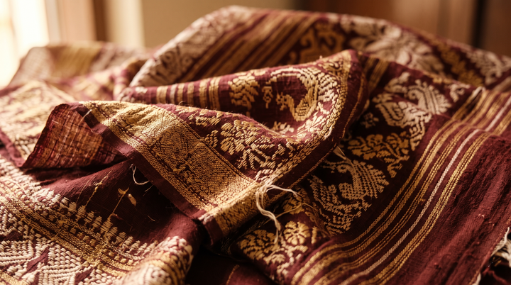 How to identify a pure cotton saree - burn test, GI tag and Handloom Mark guide