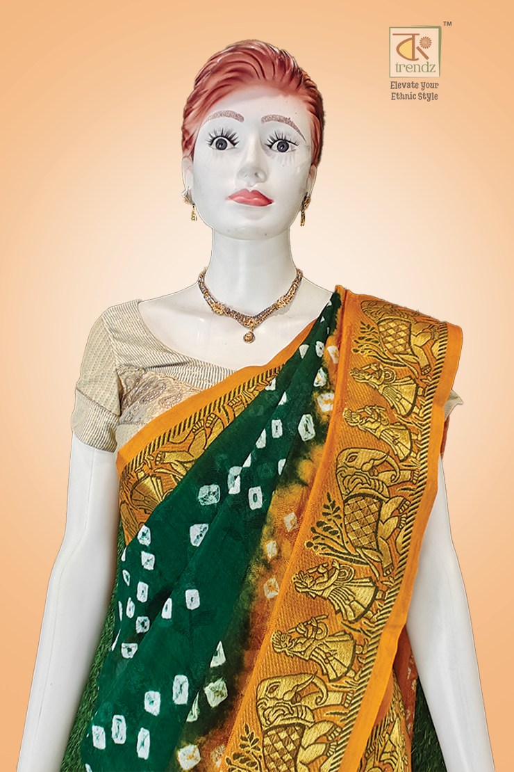 Bandhej Bandhani Saree