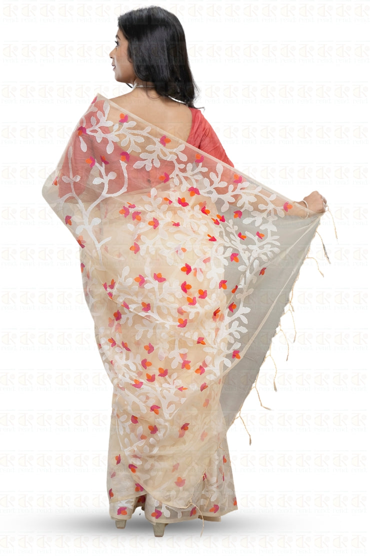 Exquisite Minakari Muslin Jamdani