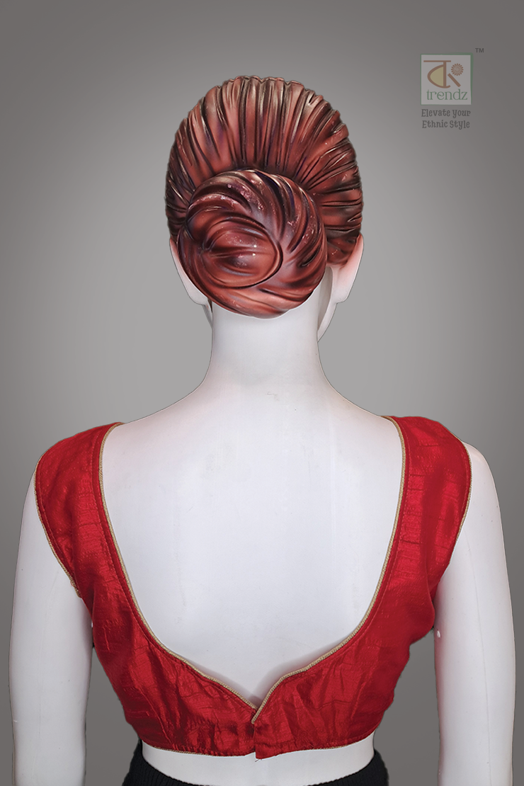 Designer Sleeveless Blouse ( Back Side Pic)