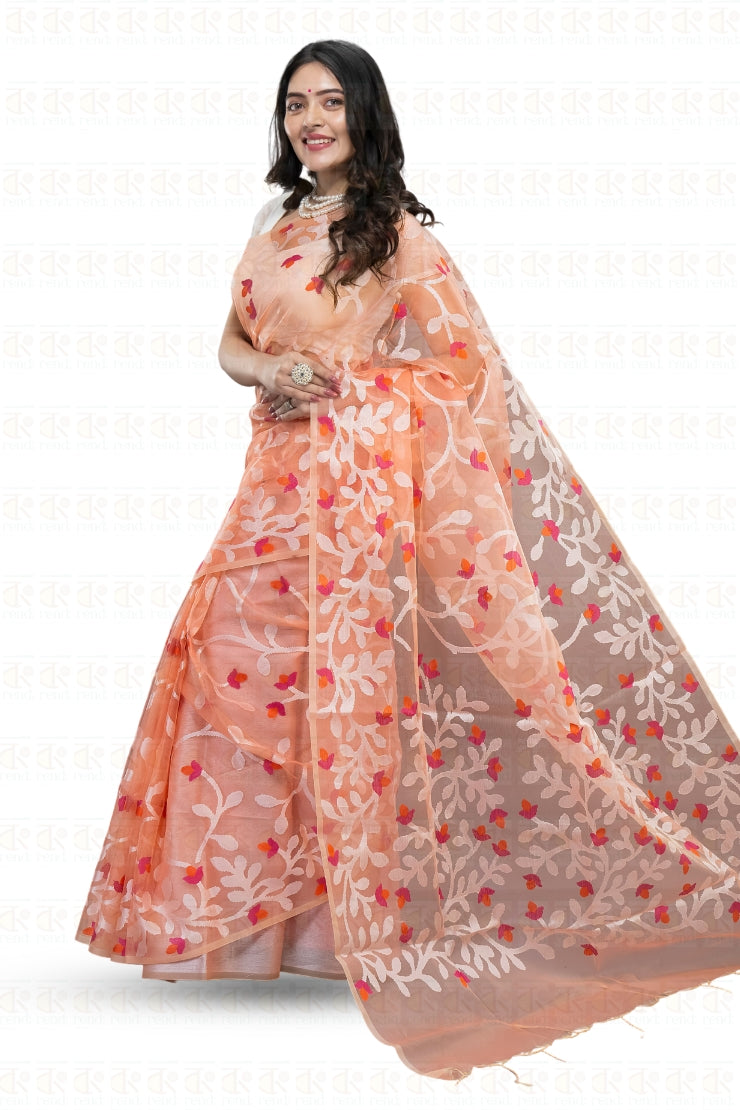 Exquisite Minakari Muslin Jamdani