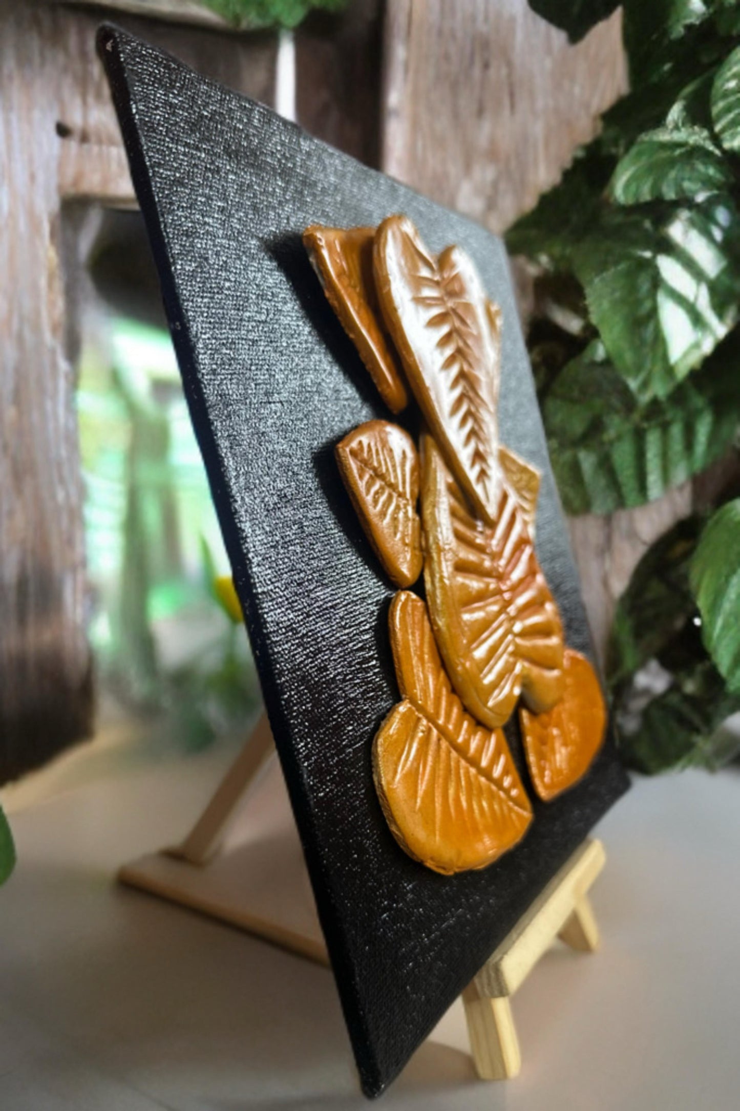 Terracotta Patrakar Bappa Decor