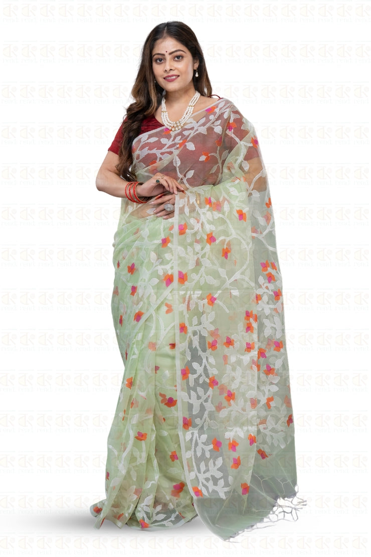 Exquisite Minakari Muslin Jamdani