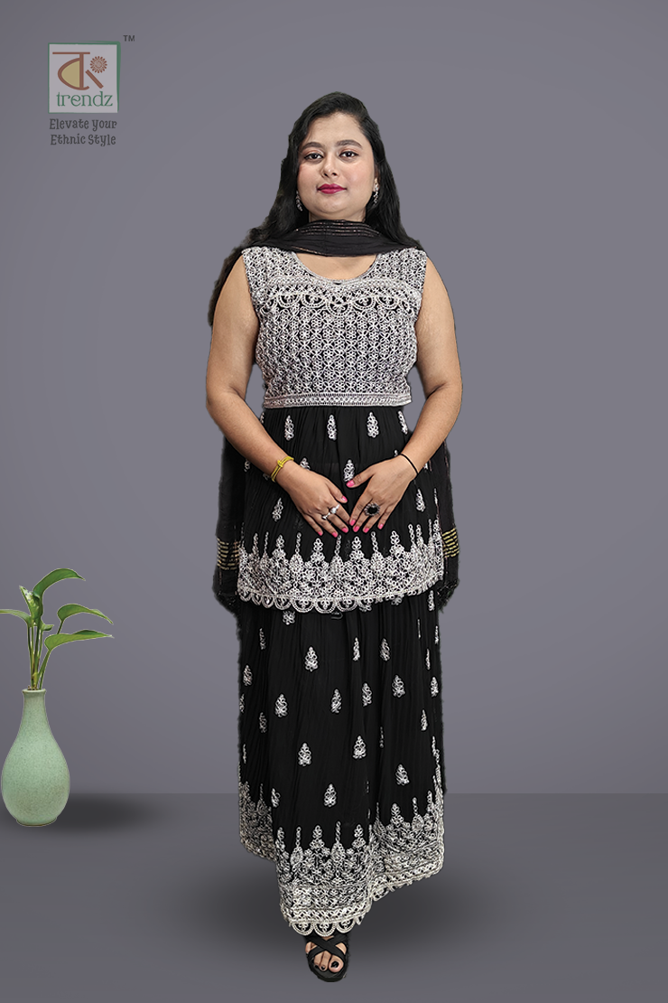 গাউন স্কার্ট এবং টপ উইথ দুপ্পাটা