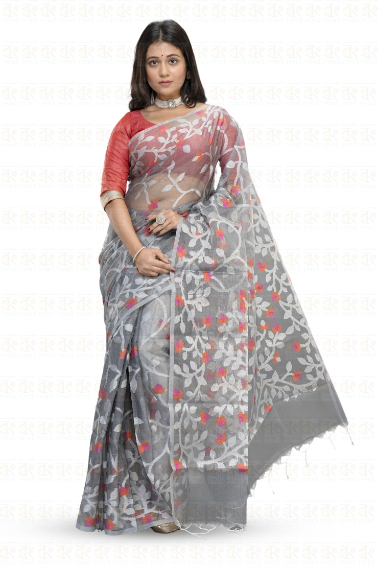Exquisite Minakari Muslin Jamdani
