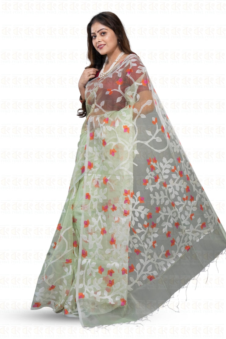 Exquisite Minakari Muslin Jamdani