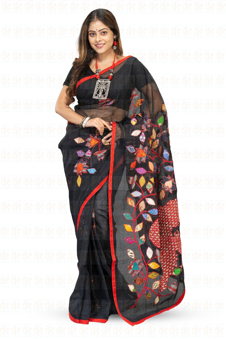 Mayur Applique Kota Boutique Saree