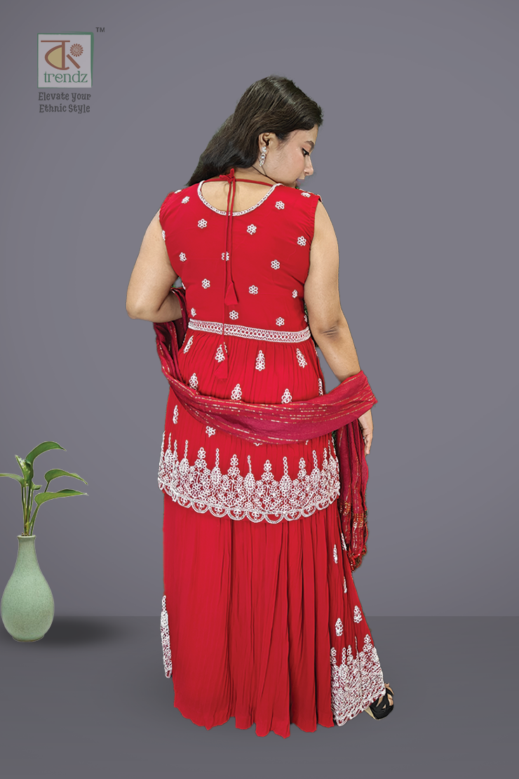 গাউন স্কার্ট এবং টপ উইথ দুপ্পাটা
