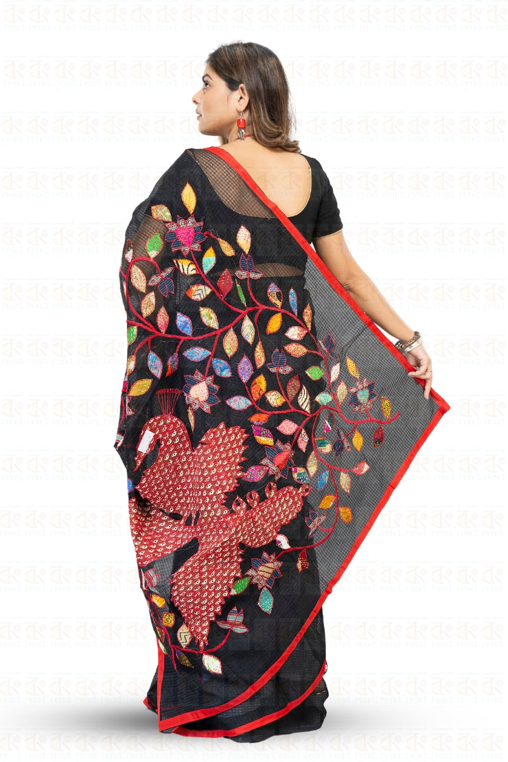 Mayur Applique Kota Boutique Saree