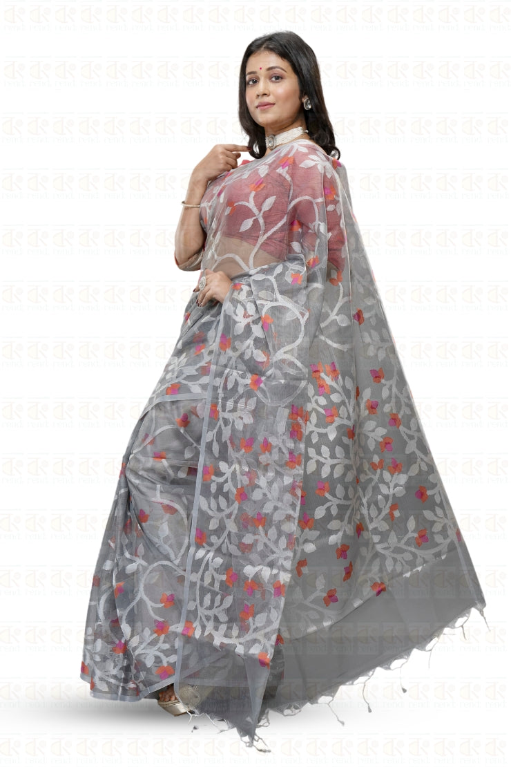 Exquisite Minakari Muslin Jamdani