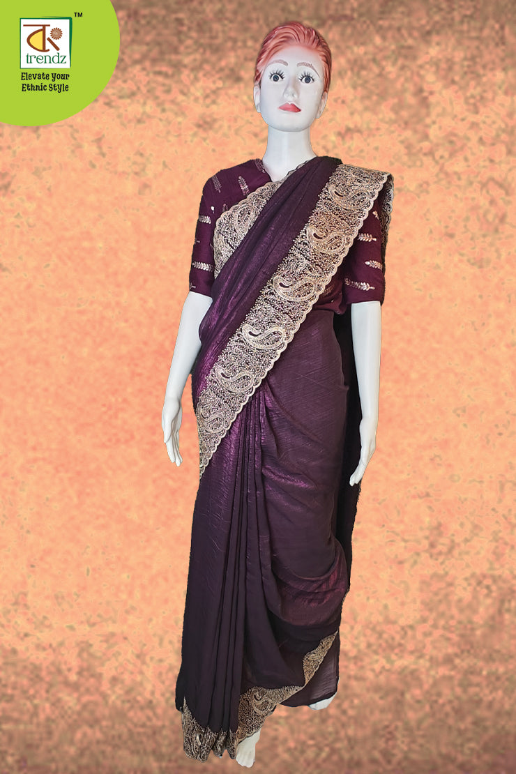 Konkaboti Chiffon Georgette Saree