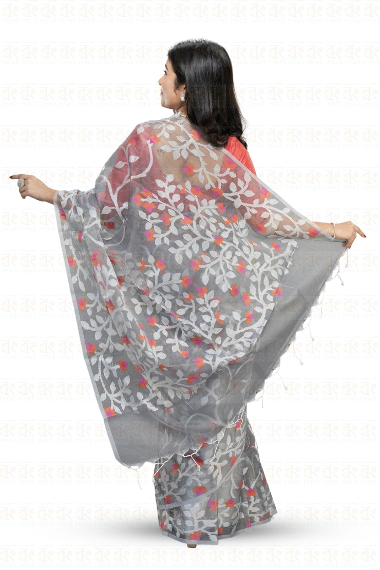 Exquisite Minakari Muslin Jamdani
