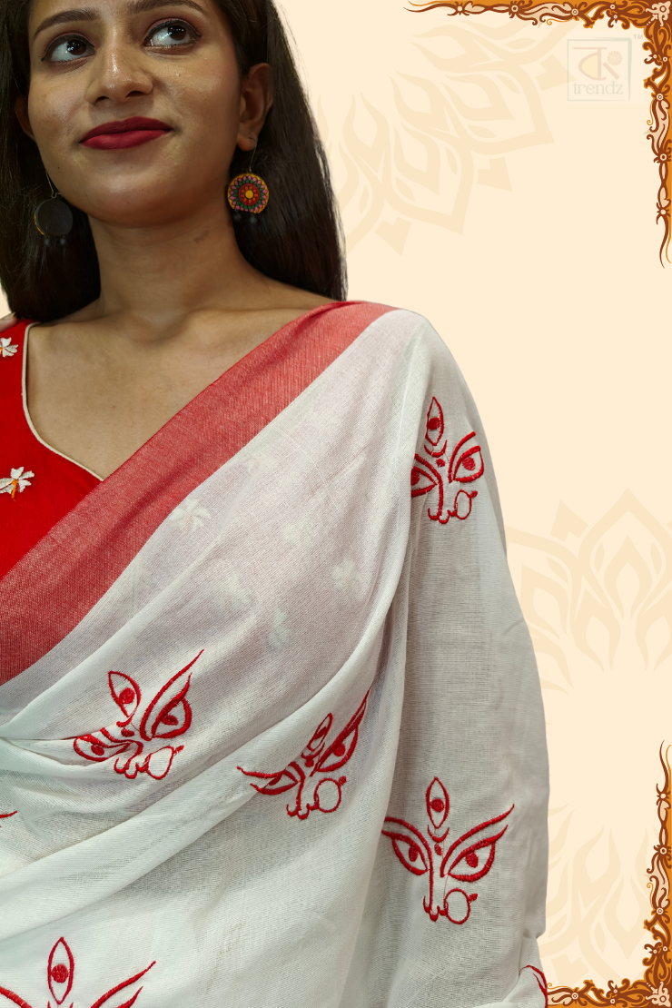 Trinayani Embroidered Saree