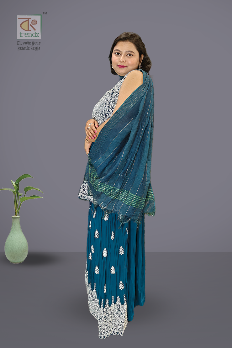 গাউন স্কার্ট এবং টপ উইথ দুপ্পাটা