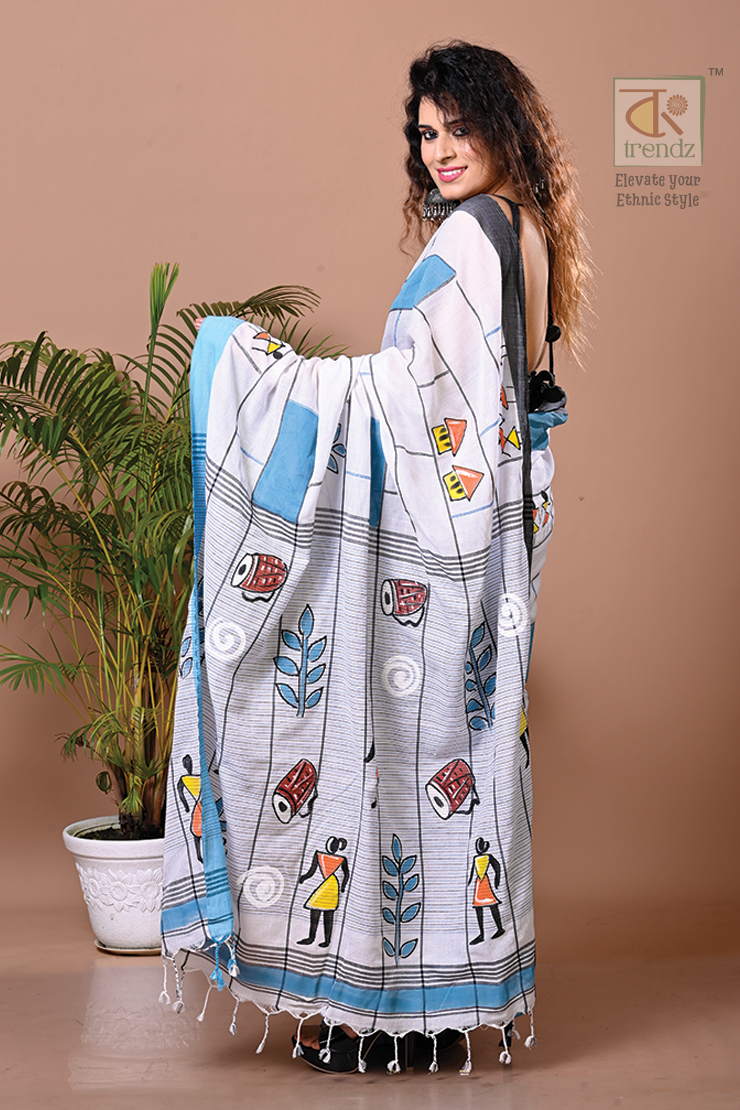 Adibasi Hand Paint Cotton Handloom