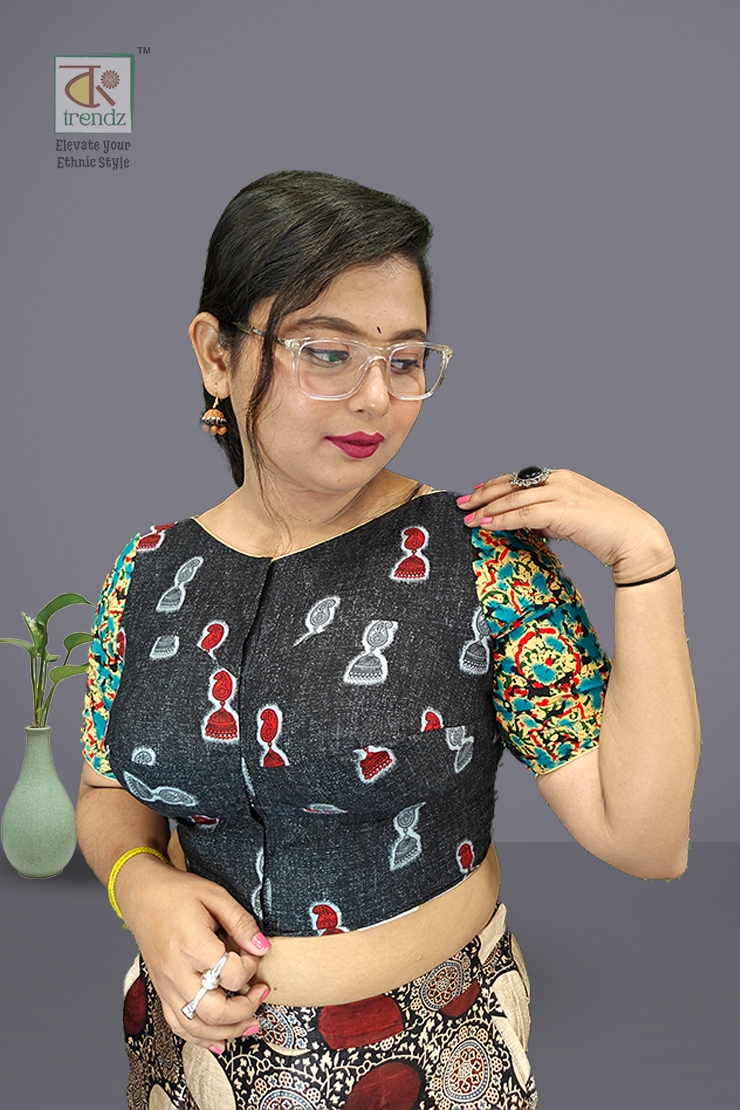 শ্রাবনী ডিজাইনার কটন ব্লাউজ