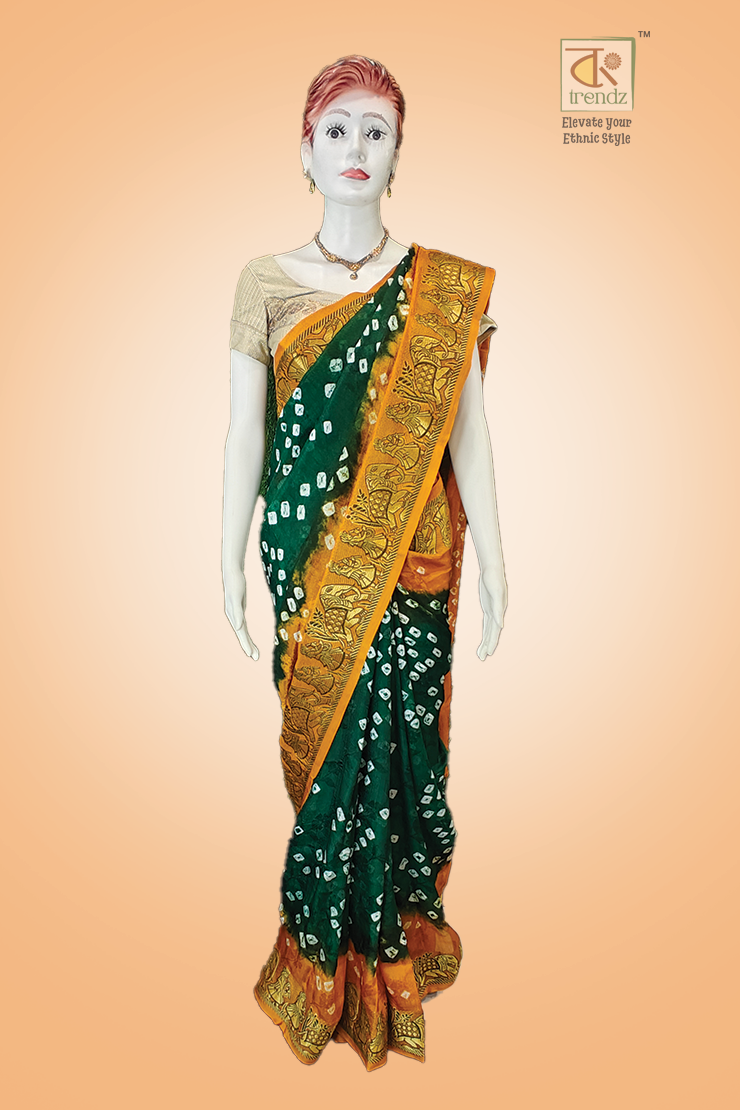Bandhej Bandhani Saree