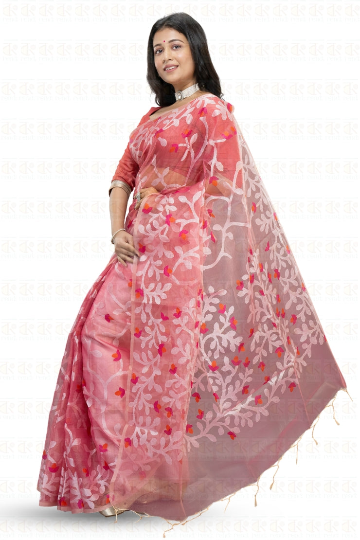 Exquisite Minakari Muslin Jamdani