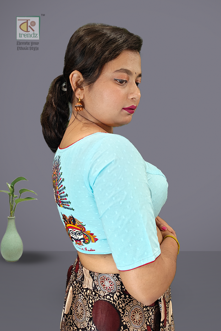 মহিষাসুর মর্দিনী ডিজাইনার ব্লাউজ
