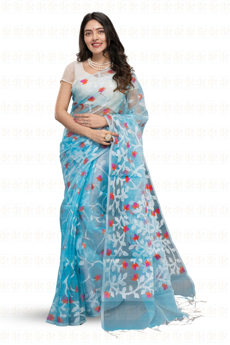 Exquisite Minakari Muslin Jamdani