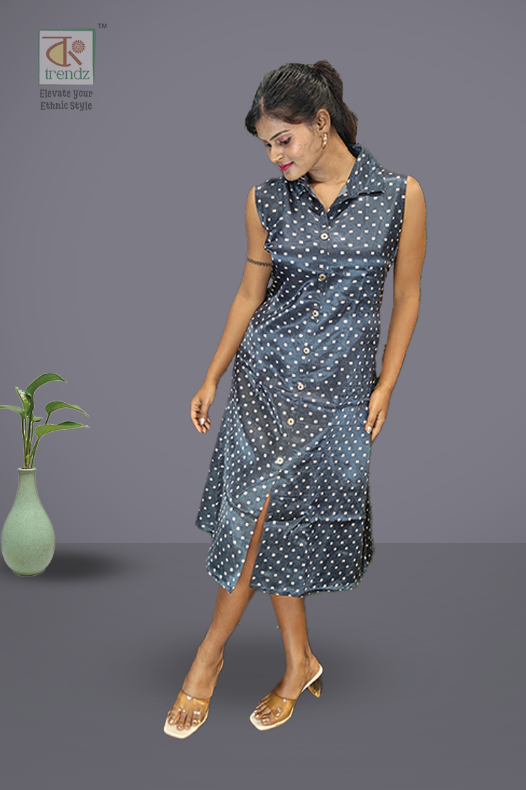 Modal Silk A Line Kurti