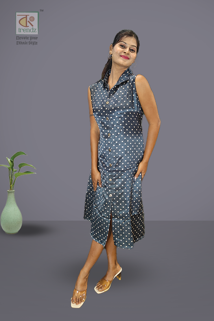 Modal Silk A Line Kurti
