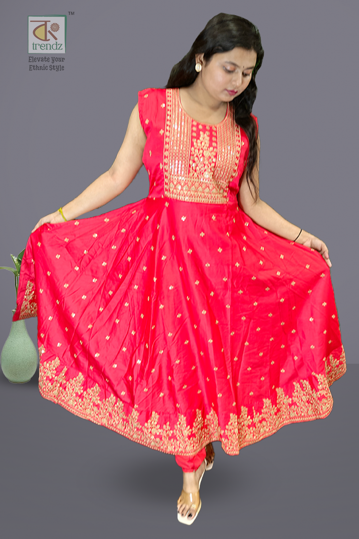 ছাতা কাট গাউন সেট ওয়ালা দুপ্পাটা