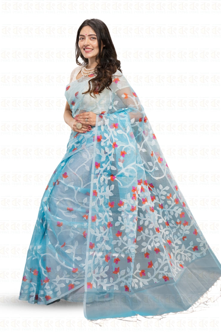 Exquisite Minakari Muslin Jamdani