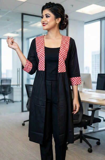 Cotton Gamcha Printed Shrug | Ethnic Layer | Bong Trendz