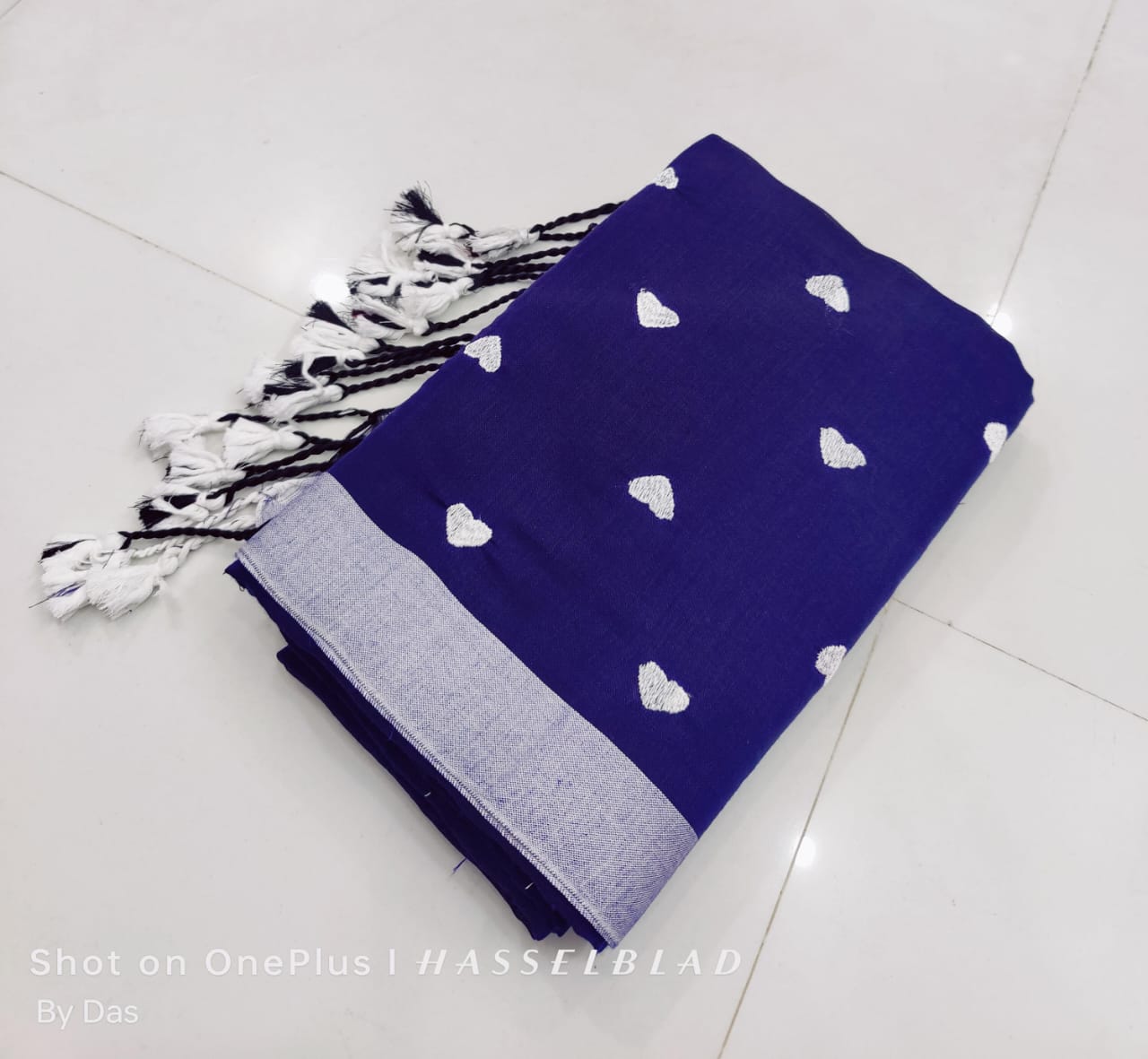 Love embroidery Soft Cotton Handloom Saree