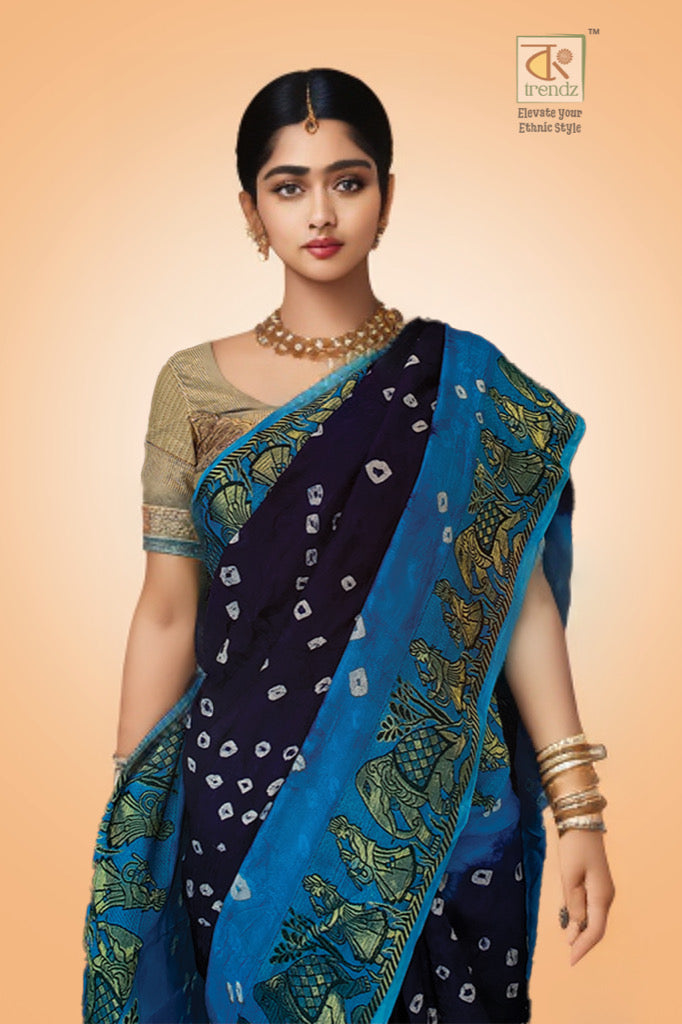 Bandhej Bandhani Saree