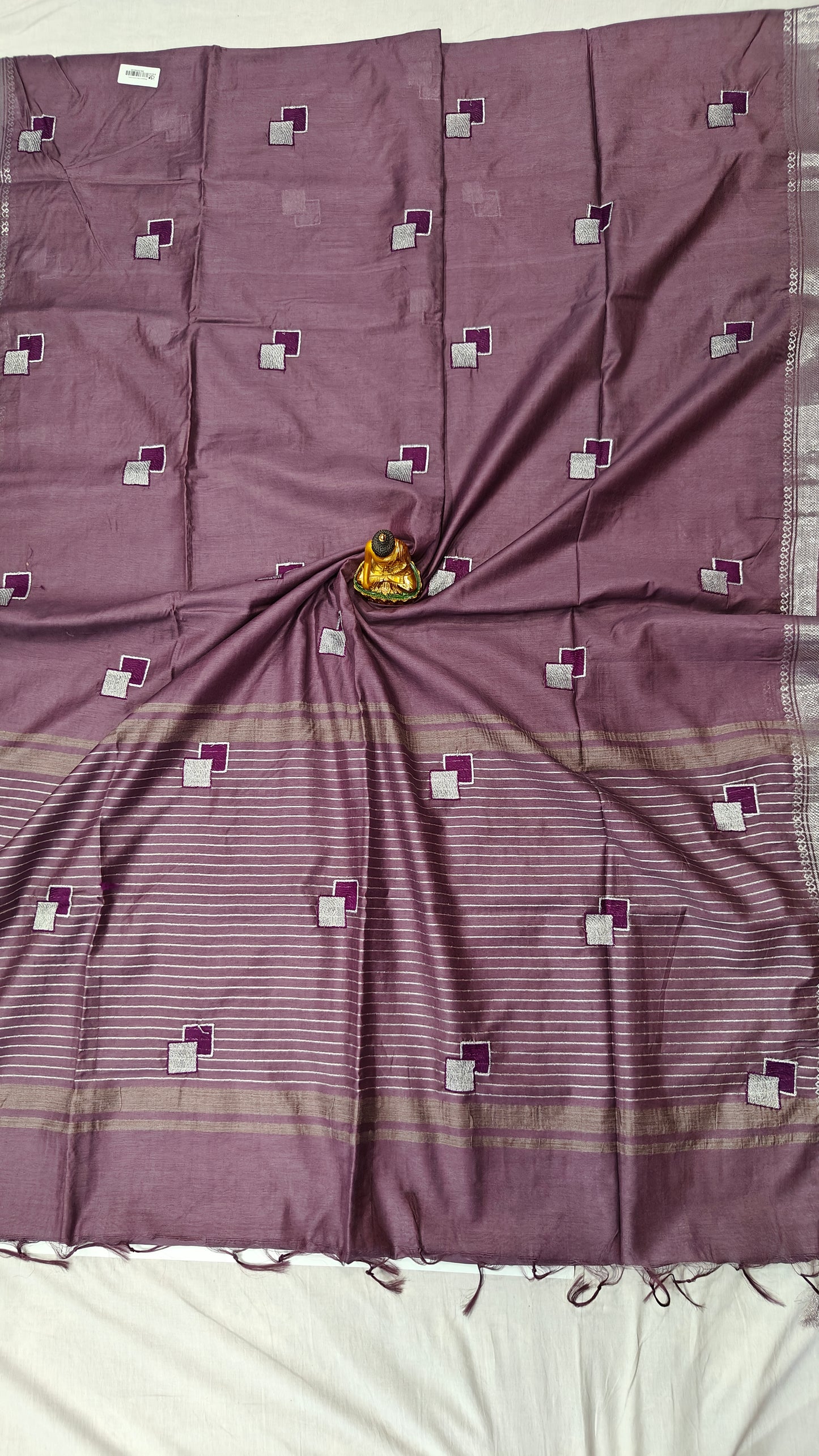 Inbox Bhagalpuri Semi Silk Saree