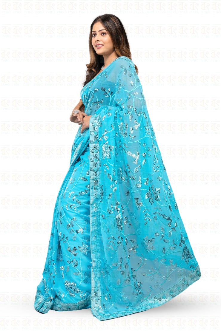 সুপার হিট বলিউড জর্জেট শাড়ি