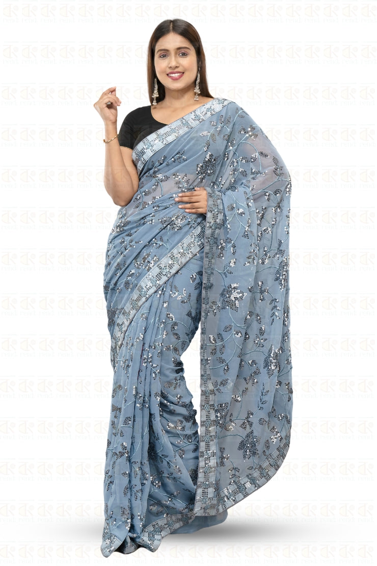 সুপার হিট বলিউড জর্জেট শাড়ি