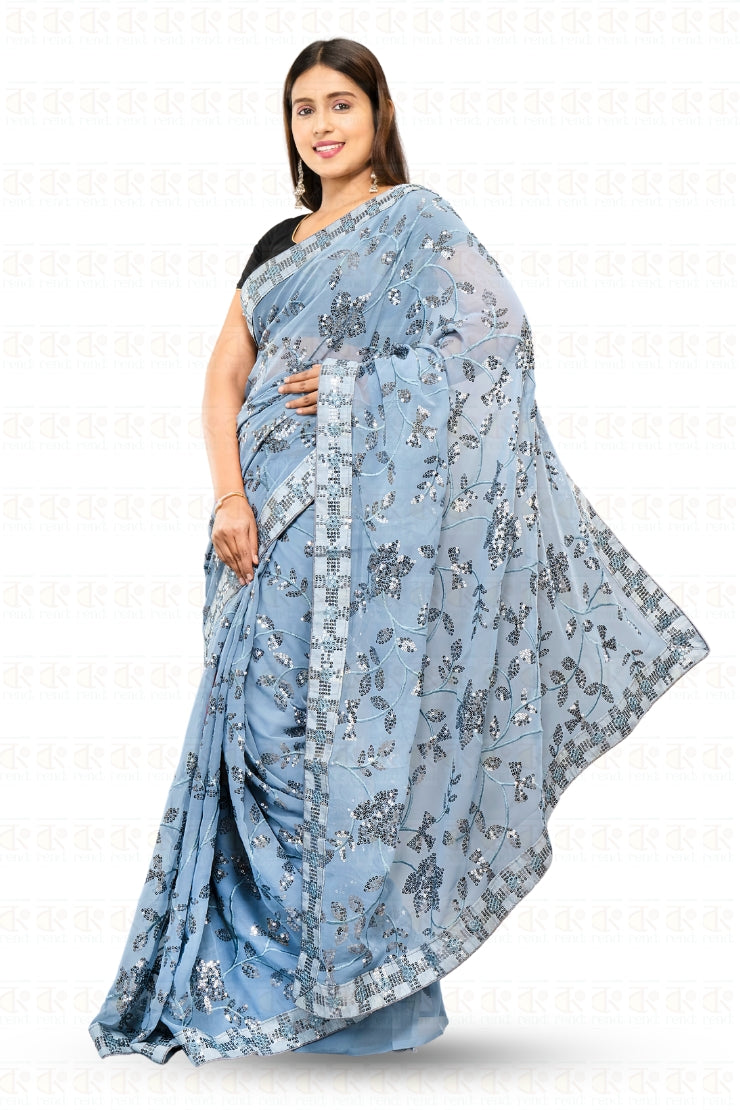 সুপার হিট বলিউড জর্জেট শাড়ি