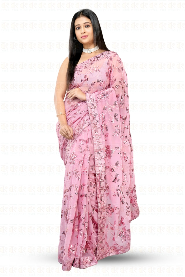 সুপার হিট বলিউড জর্জেট শাড়ি