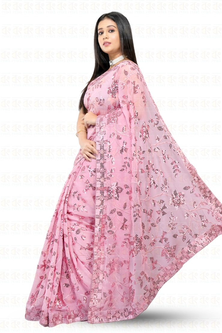 সুপার হিট বলিউড জর্জেট শাড়ি