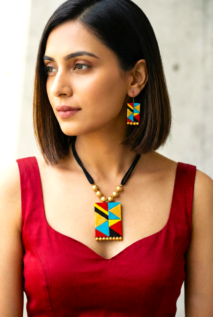 Terracotta jewelry Set 36 | Bong Trendz