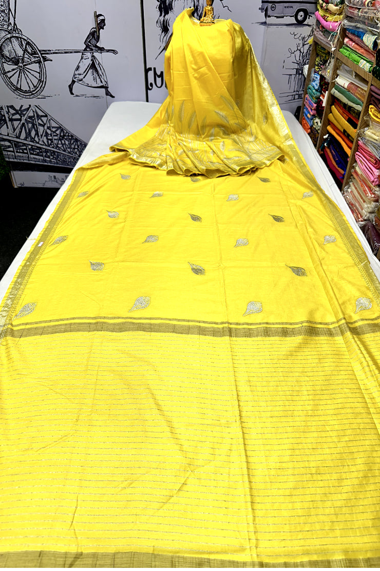 Sarat Shankha Bhagalpuri Semi Silk Saree