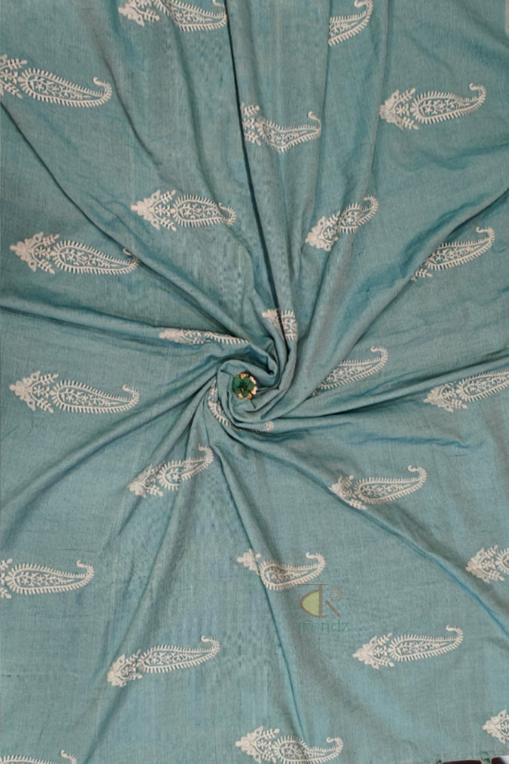 Soft Kolka Embroidered Saree