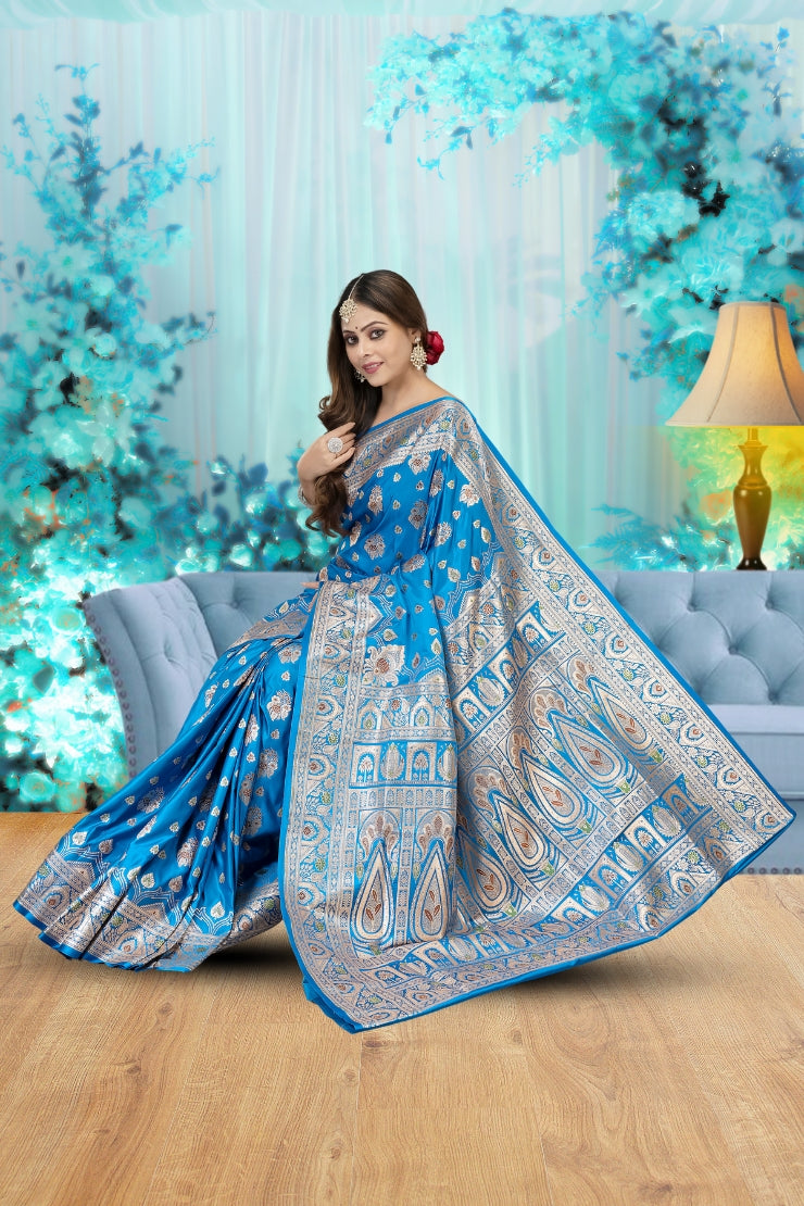 ডিজাইনার প্রিমিয়াম বেনারসি শাড়ি