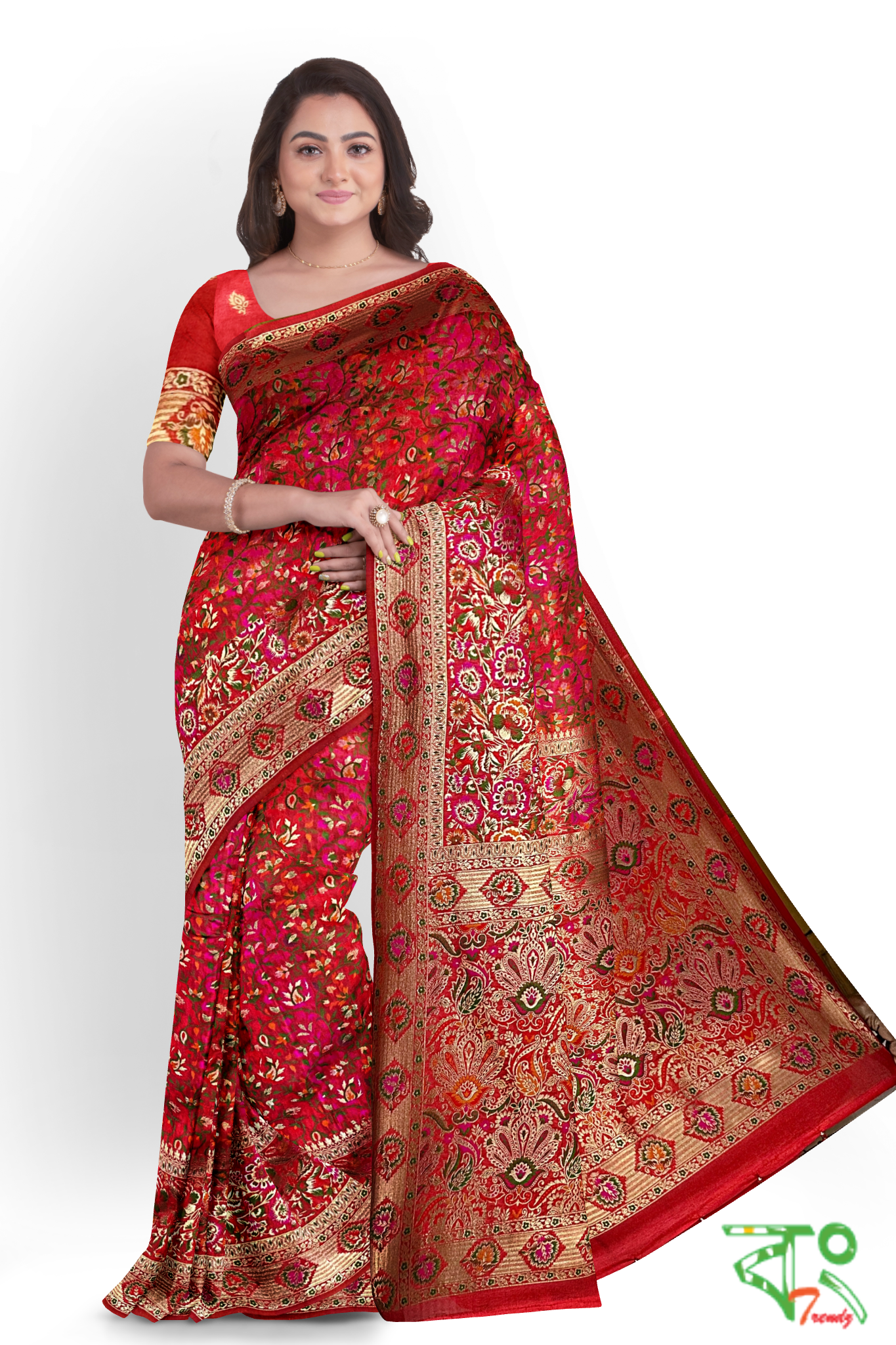 Exotic Banarasi Silk Saree with Heavy Weaving