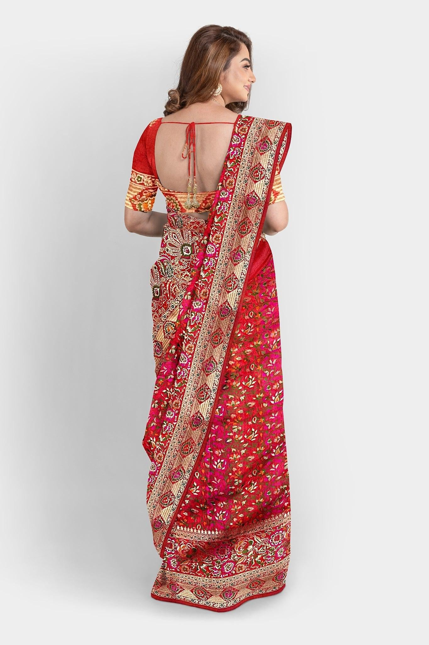 Exotic Banarasi Silk Saree with Heavy Weaving