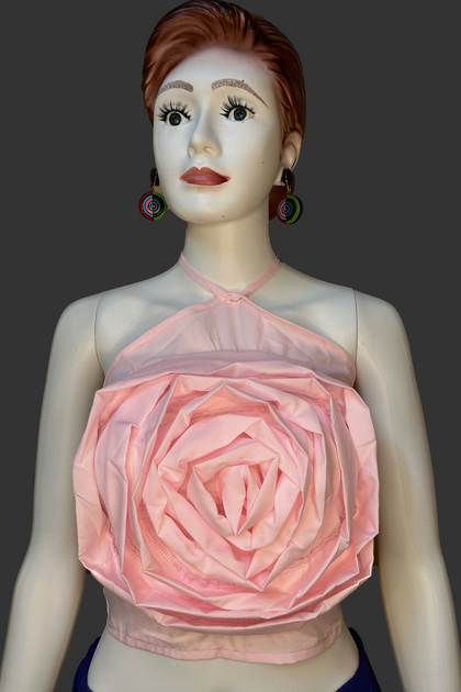 Stunning Designer Rose Top – View 3 | Bong Trendz