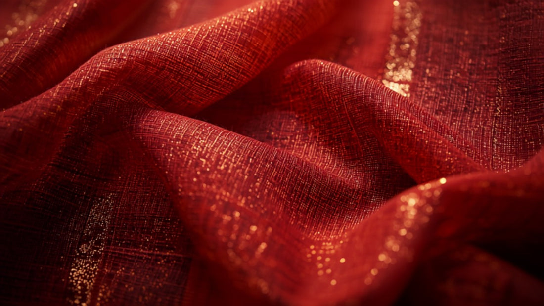 How to identify a pure cotton saree - close-up handwoven cotton fabric texture