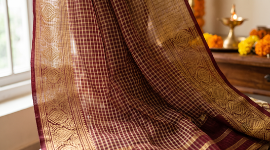 Kota Doria Saree Online India: The Featherlight Khat Weave from Rajasthan