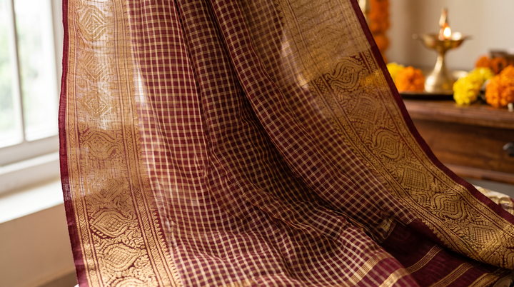 Kota Doria Saree Online India: The Featherlight Khat Weave from Rajasthan