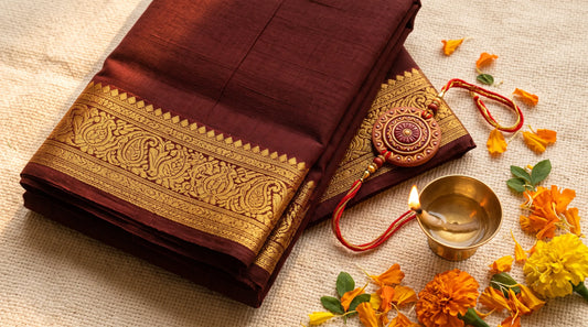 Rakhi Gift for Sister: Why a Handloom Saree Says What a Gift Card Can't