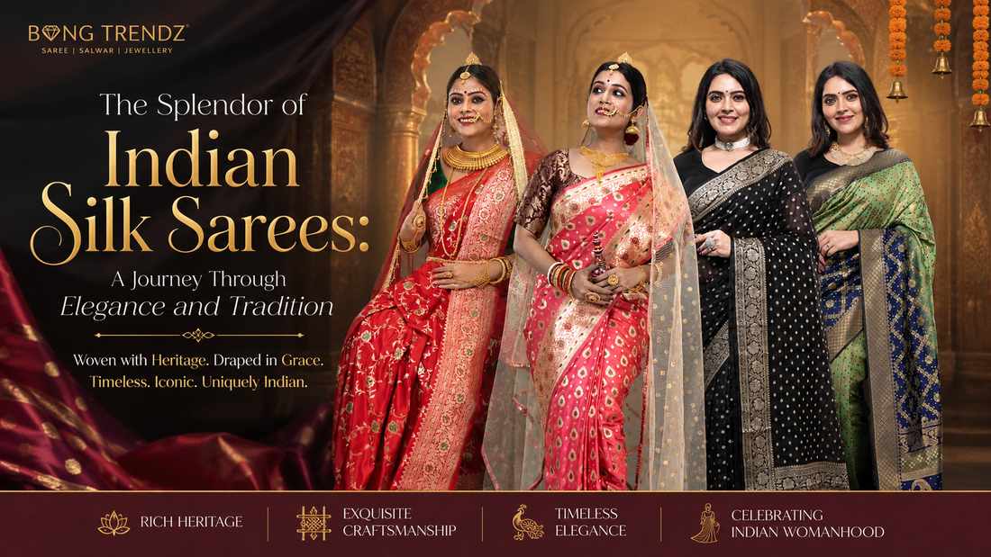 The Splendor of Indian Silk Sarees: A Journey Through Elegance and Tradition